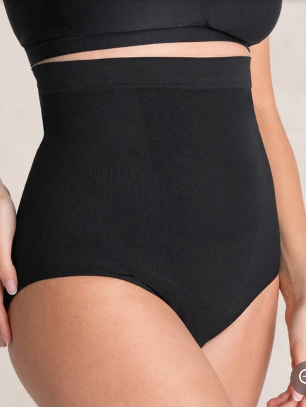 Shapermint Essentials All Day Every Day High Waisted Shaper Panty XL-2XL Black